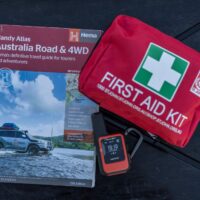 4WD Road Atlas, First Aid Kit and Emergency Locator Beacon